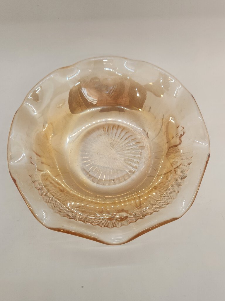 Jeannette Carnival Glass Bowl