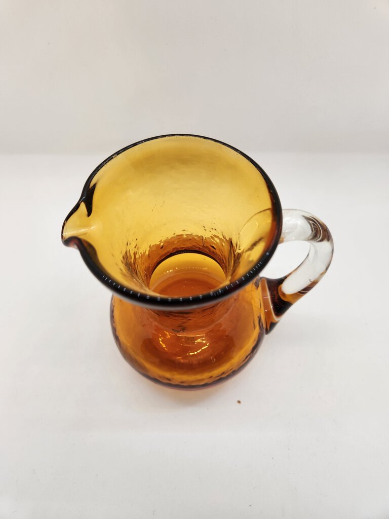 VTG Amber Glass Creamer