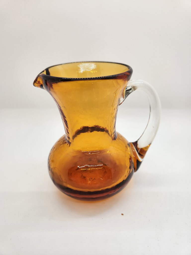 VTG Amber Glass Creamer